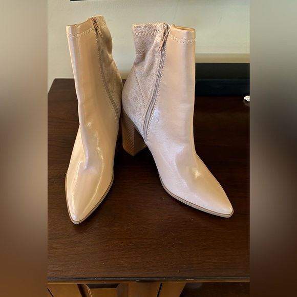 LULUS Essex Light Nude Mid-Calf Booties NWOT Please review pictures. - Picture 6 of 8